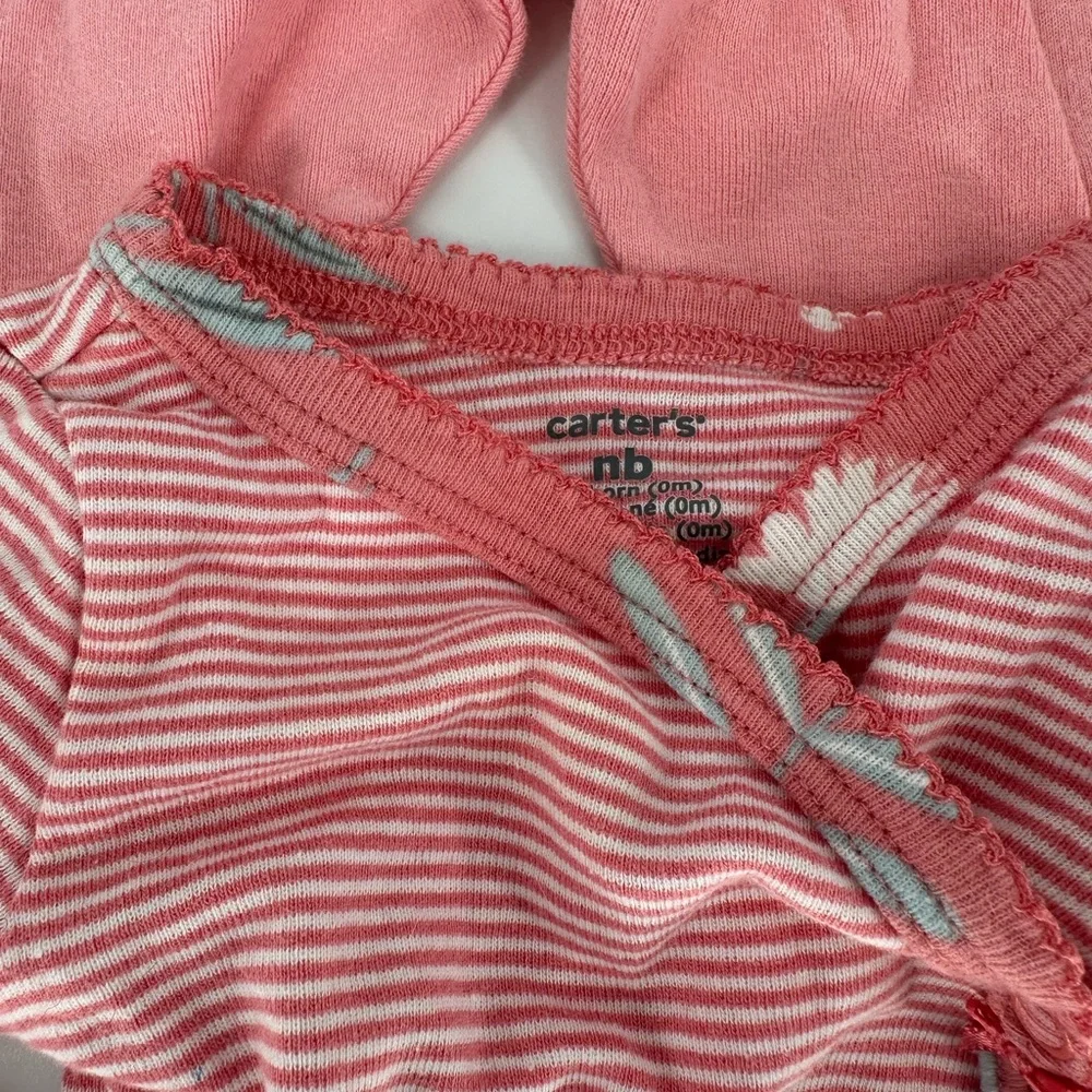 Newborn Baby Girl Outfit Lot Bodysuits and Pants